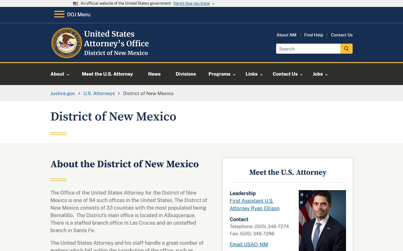 Union County arrest records and court charges federal prosecution reference