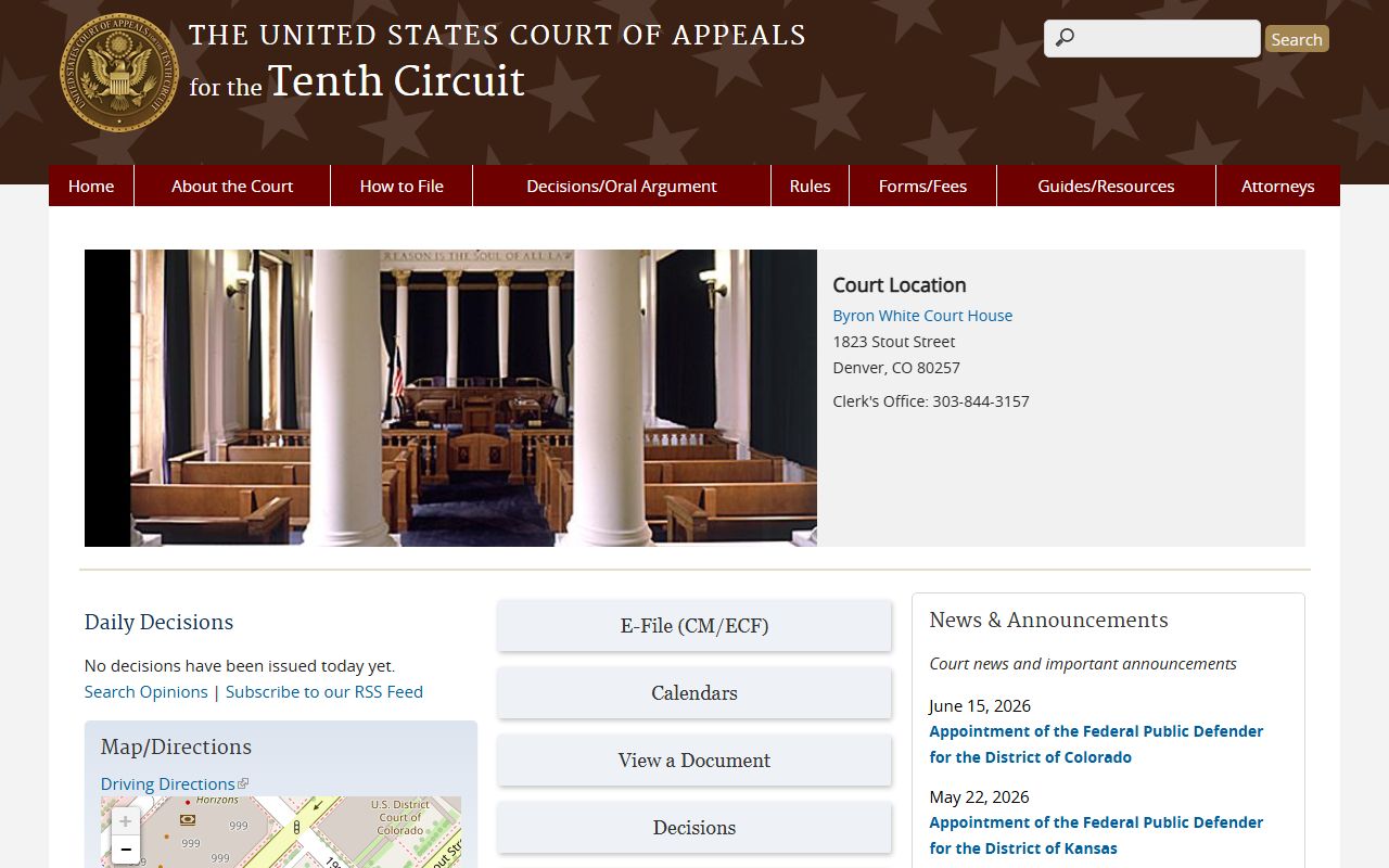 Union County District Court records U.S. Court of Appeals for the Tenth Circuit