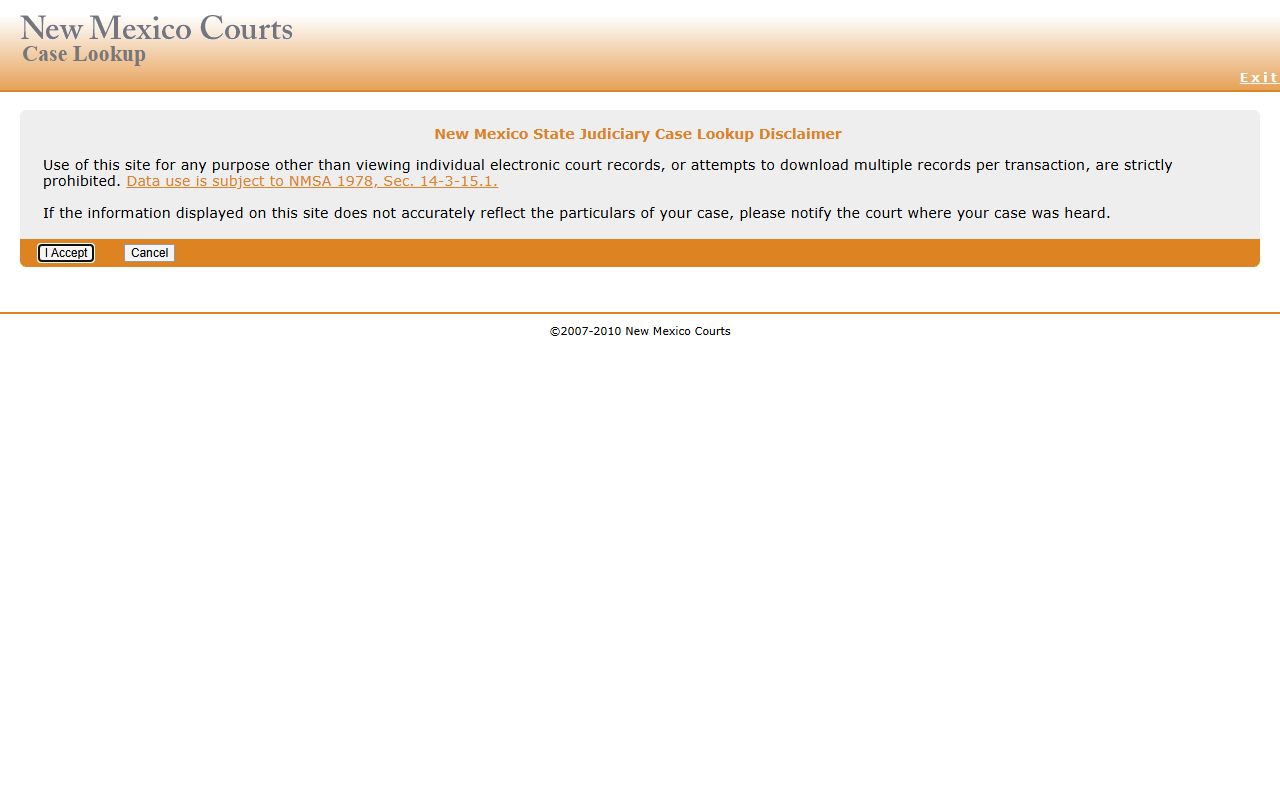 Union County court records New Mexico Case Lookup